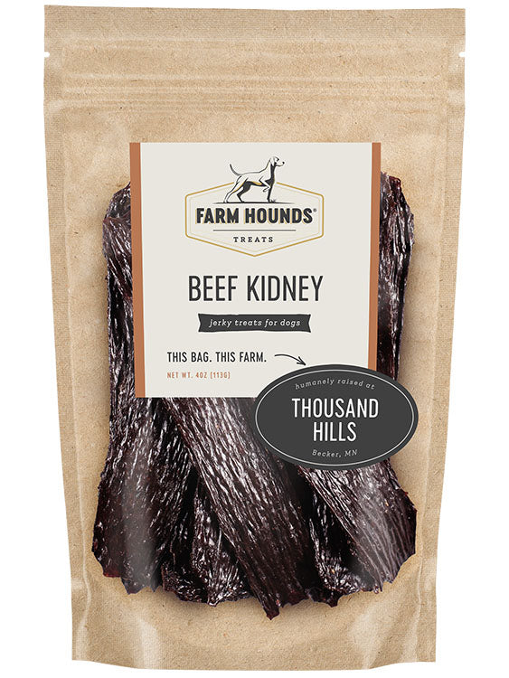 Farm Hounds - Beef Kidney - Made In The USA - Bulletproof Pet Products Inc