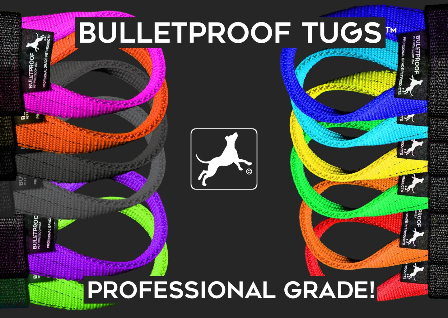 DOCK DIVING BUMPER TUG - COMPETITION SERIES WEIGHTED - CUSTOMIZABLE - Bulletproof Pet Products Inc