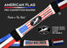 DOCK DIVING BUMPER TUG - COMPETITION SERIES WEIGHTED - U.S. FLAG - Bulletproof Pet Products Inc