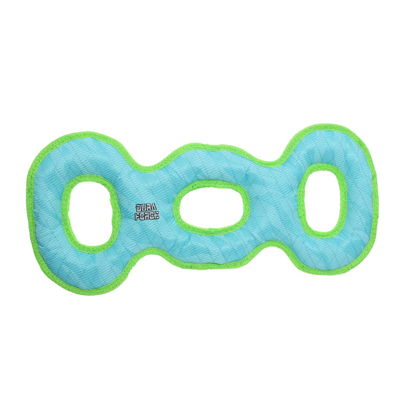 DuraForce 3 Way Tug - Blue and Green - Bulletproof Pet Products Inc