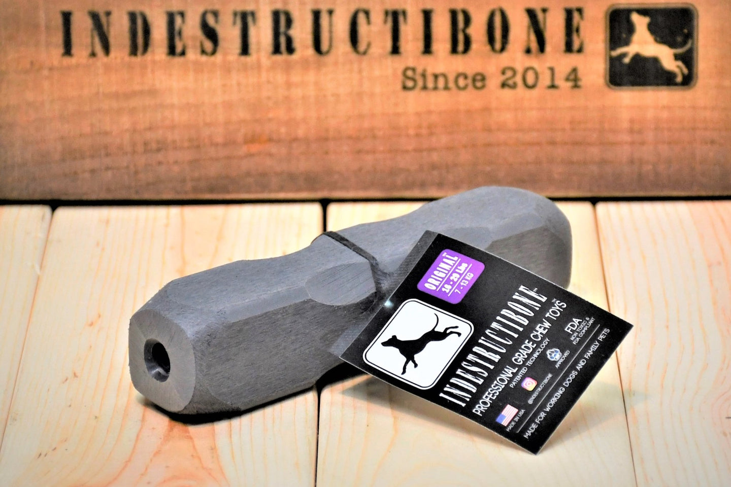 Indestructibone™ Professional Grade Original 3 pack - Dogs 16-29 lbs. - Bulletproof Pet Products Inc