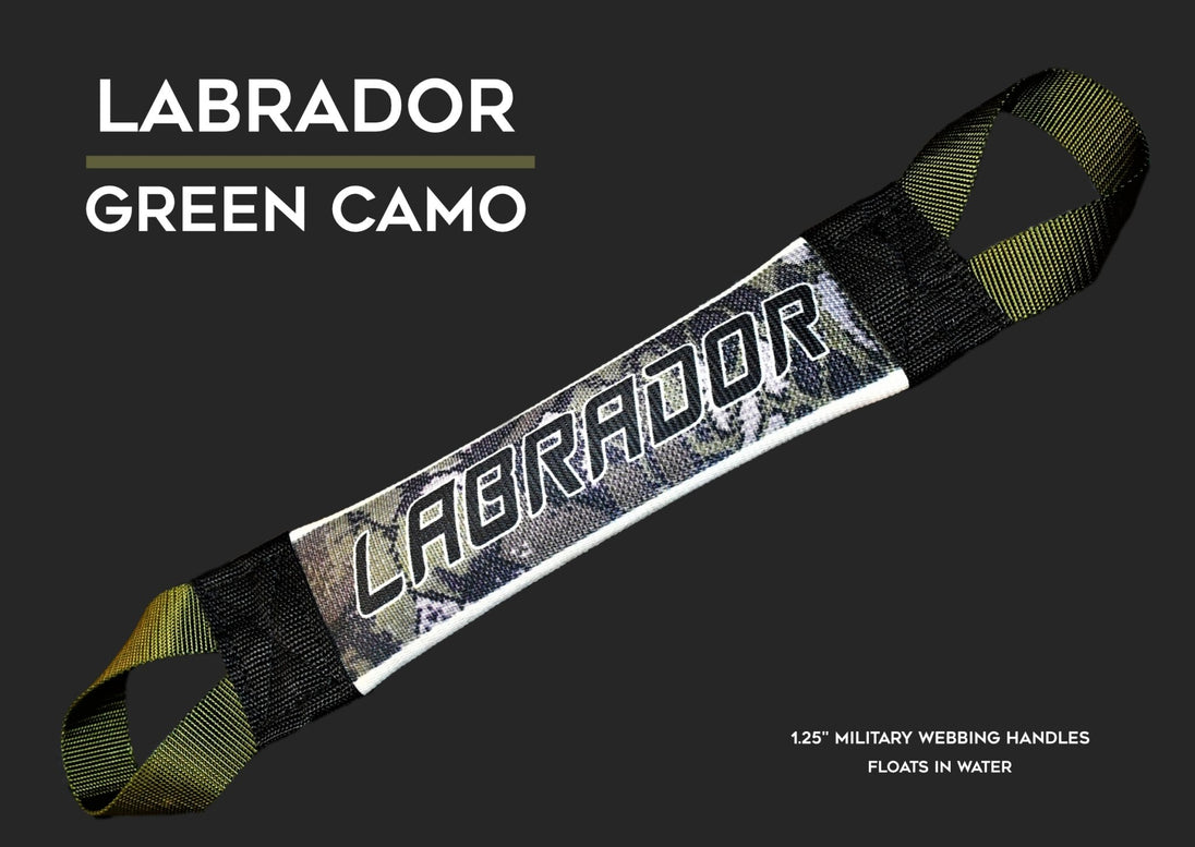 LABRADOR CAMO SERIES FIRE HOSE TRAINING TUG - Bulletproof Pet Products Inc