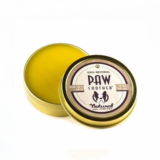 ORGANIC PAW SOOTHER 2 oz. TIN BY NATURAL DOG COMPANY - Bulletproof Pet Products Inc