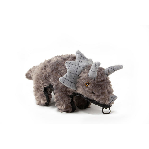 Steel Dog Toys - Ruffian Triceratops - Bulletproof Pet Products Inc