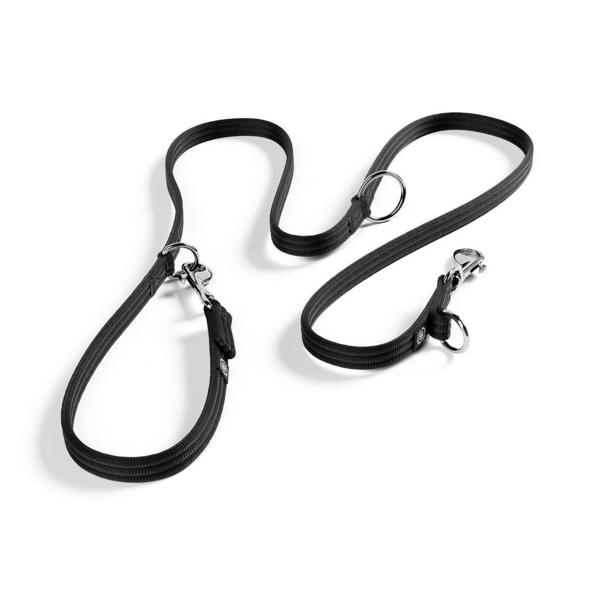 Training Double Ended Dog Lead | 2m Length - Black - Bulletproof Pet Products Inc
