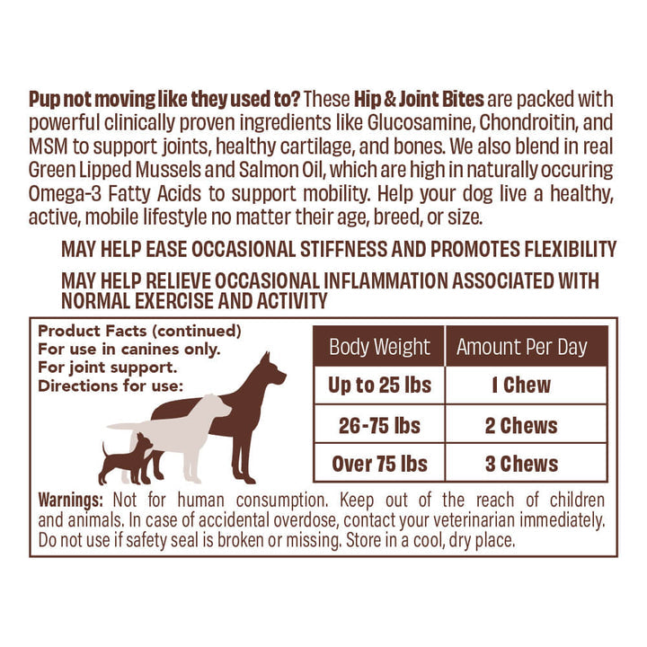 Dog joint outlet supplements natural