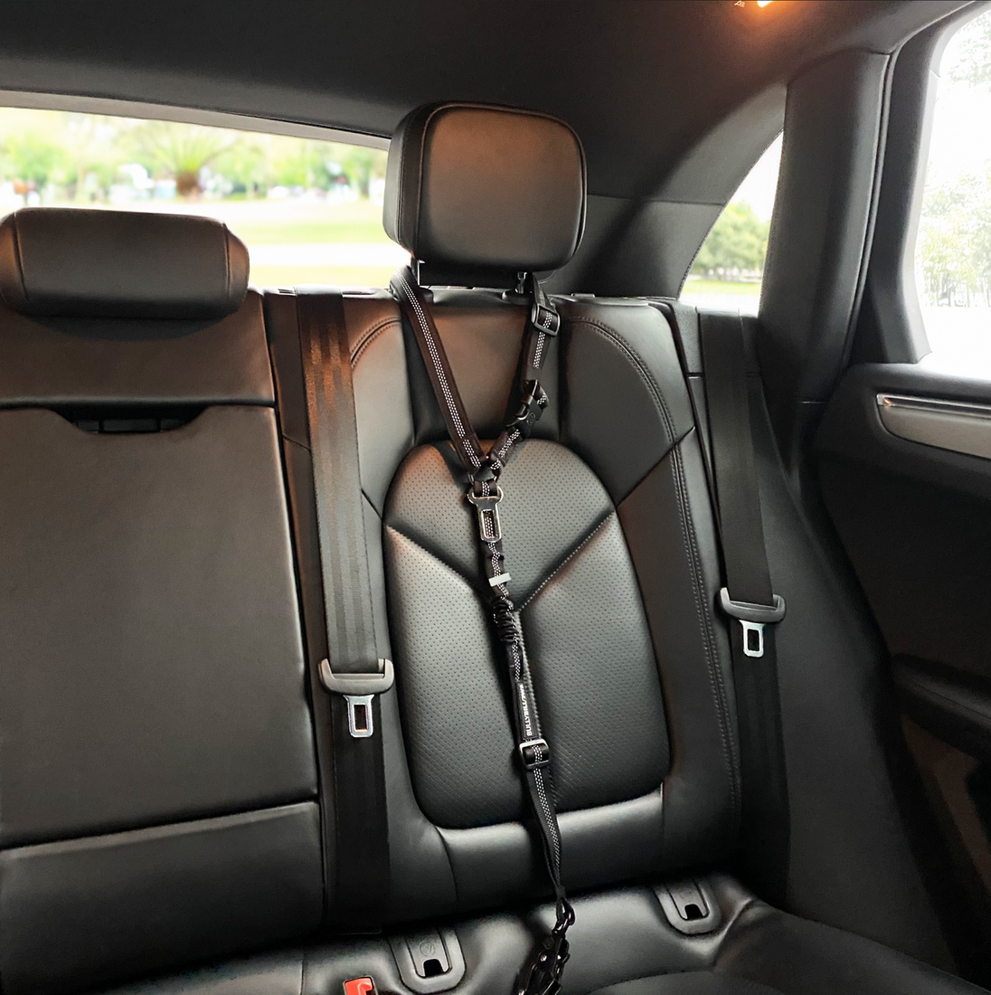 Headrest Car Seatbelt Safety Travel Accessory - Bulletproof Pet Products Inc