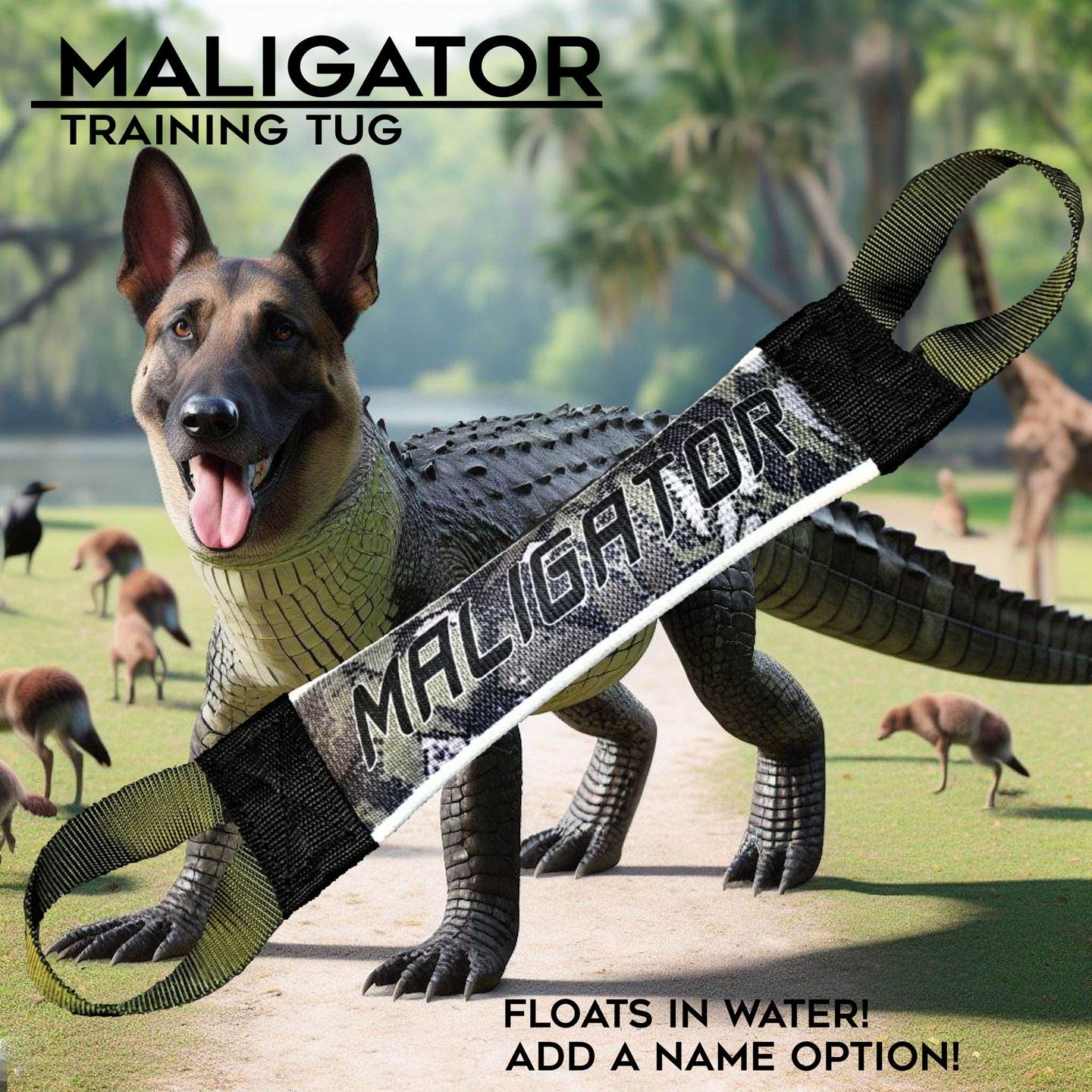 Maligator Fire Hose Training Tug - Camo Series - Bulletproof Pet Products Inc