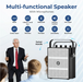 WinBridge S99 100W Powerful Wireless Voice Amplifier - 2 Handheld Microphones - Portable PA System w/ Sound Effects, Karaoke Speaker and Mic System Support Guitar Play - Bulletproof Pet Products Inc
