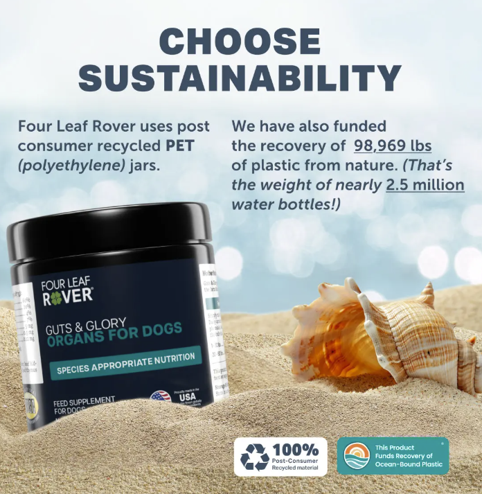 Guts & Glory - Grass-fed Organs For Dogs- Four Leaf Rover - Bulletproof Pet Products Inc