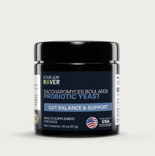 Saccharomyces boulardii - Yeast-Based Probiotics For Dogs - Four Leaf Rover - Bulletproof Pet Products Inc