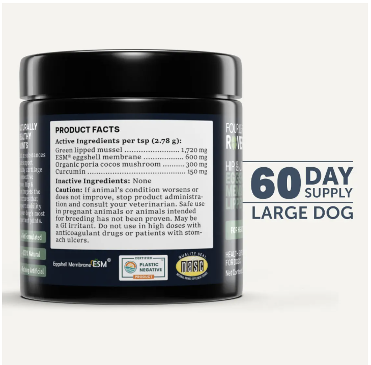 Hip & Joint - Natural Joint Support - Four Leaf Rover - Bulletproof Pet Products Inc