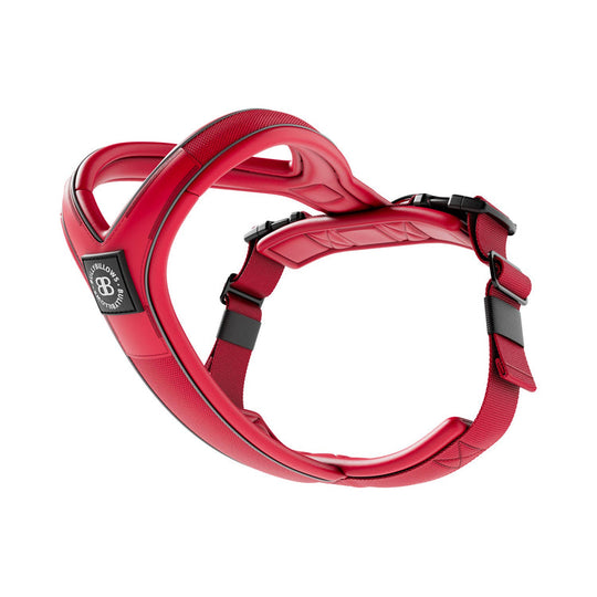 Slip on Harness | Foam Padded - Red - Bulletproof Pet Products Inc