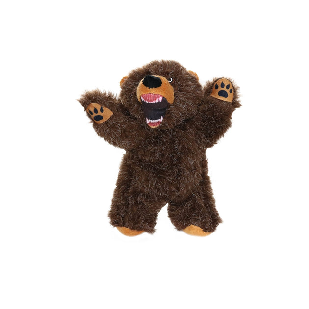 Mighty Angry Animals Bear JR, Plush, Squeaky Dog Toy - Bulletproof Pet Products Inc