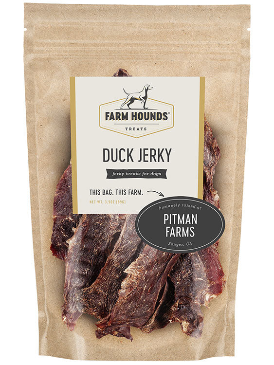 Farm Hounds - Duck Jerky - Made In The USA - Bulletproof Pet Products Inc
