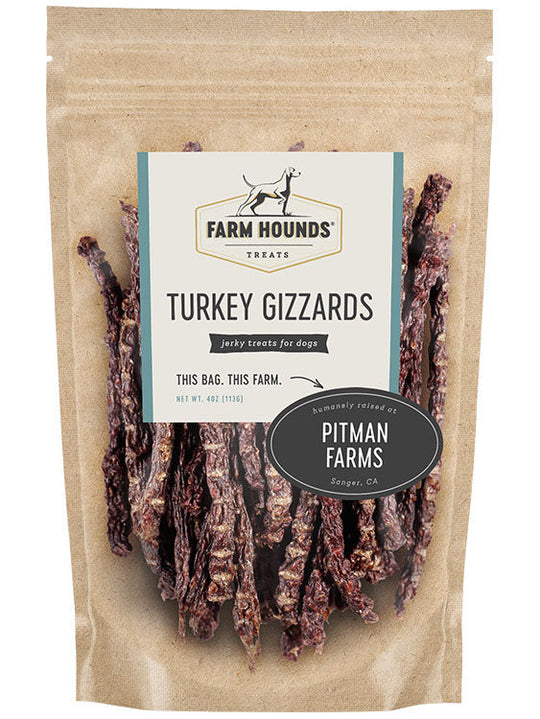 Farm Hounds - Turkey Gizzards - Made In The USA - Bulletproof Pet Products Inc