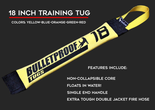 18" TRAINING TUG - ONE HANDLE FIRE HOSE TRAINING TUG - Bulletproof Pet Products Inc