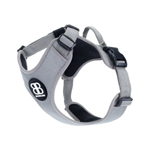 Bully Billows - Active Harness | With Handle - Padded Lining & Highly Reflective - Gray