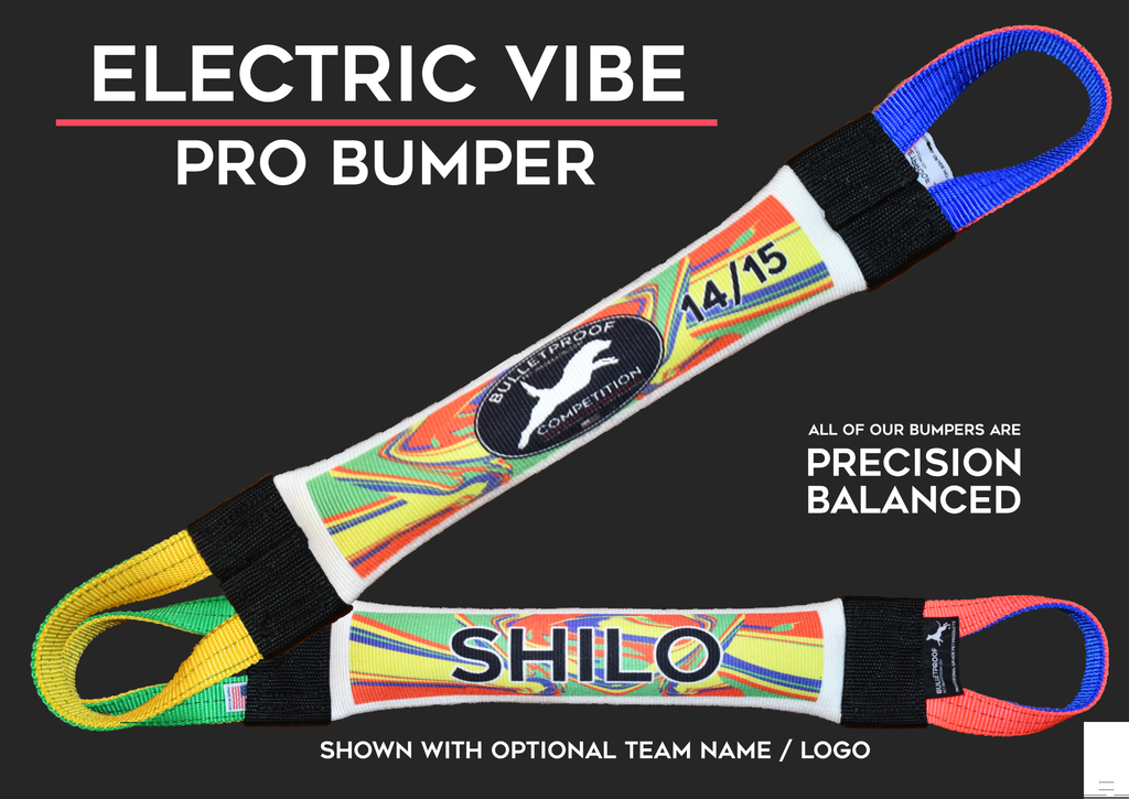 DOCK DIVING BUMPER TUG - COMPETITION SERIES WEIGHTED - ELECTRIC VIBE