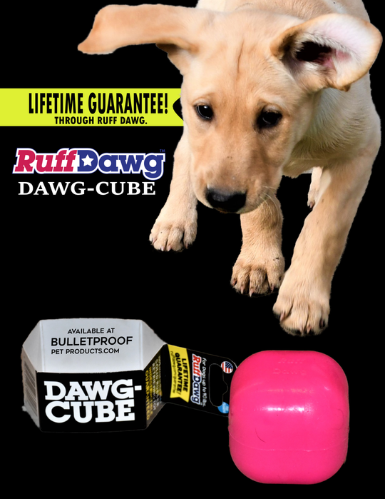 Dawg Cube - Ruff Dawg - For dogs up to 40 lbs. - Bulletproof Pet Products Inc