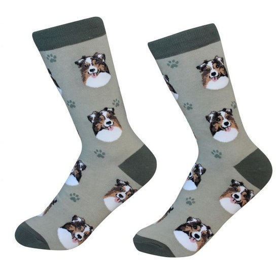 Australian Shepherd Socks - Bulletproof Pet Products Inc