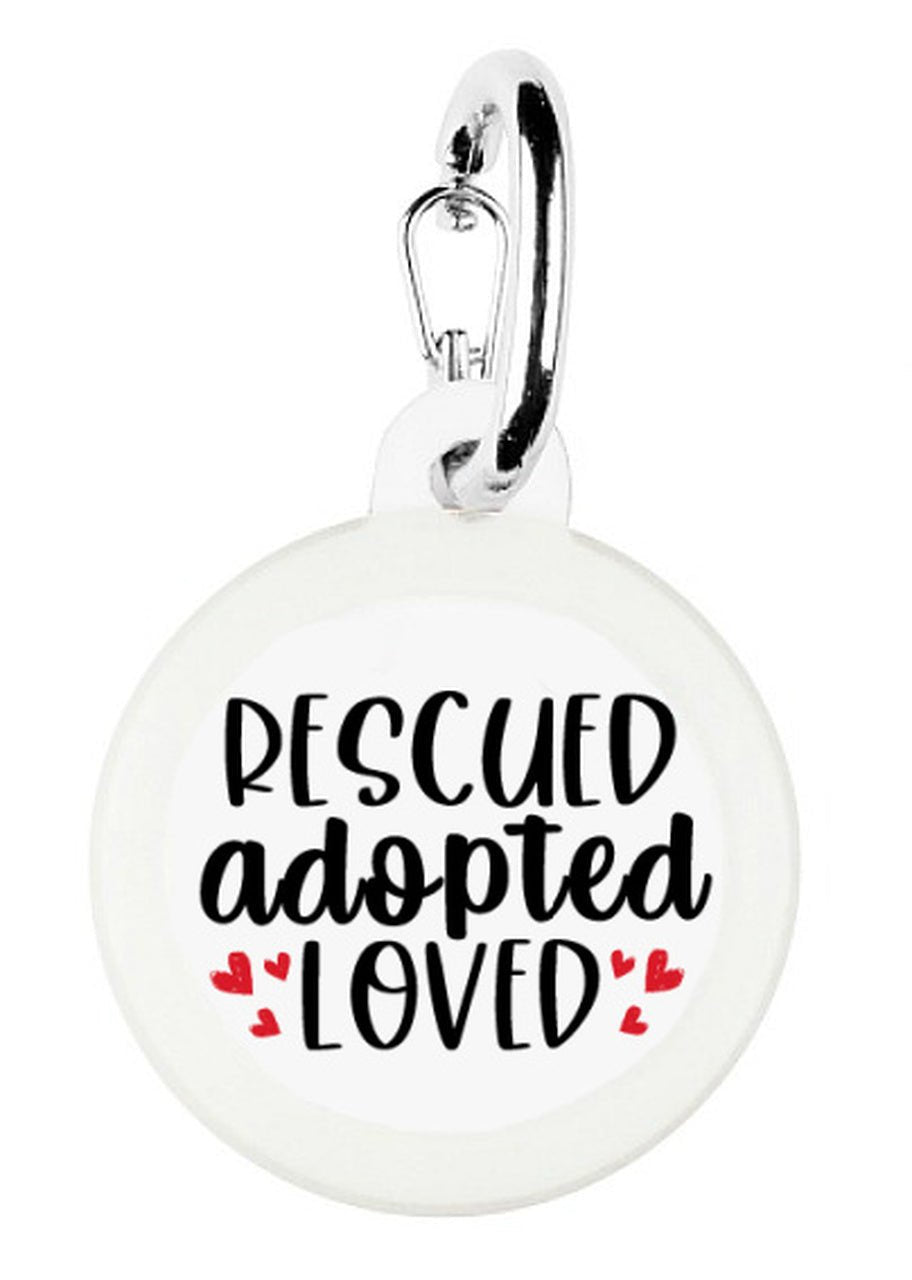 Bad Tags - Rescued Adopted Loved - Bulletproof Pet Products Inc
