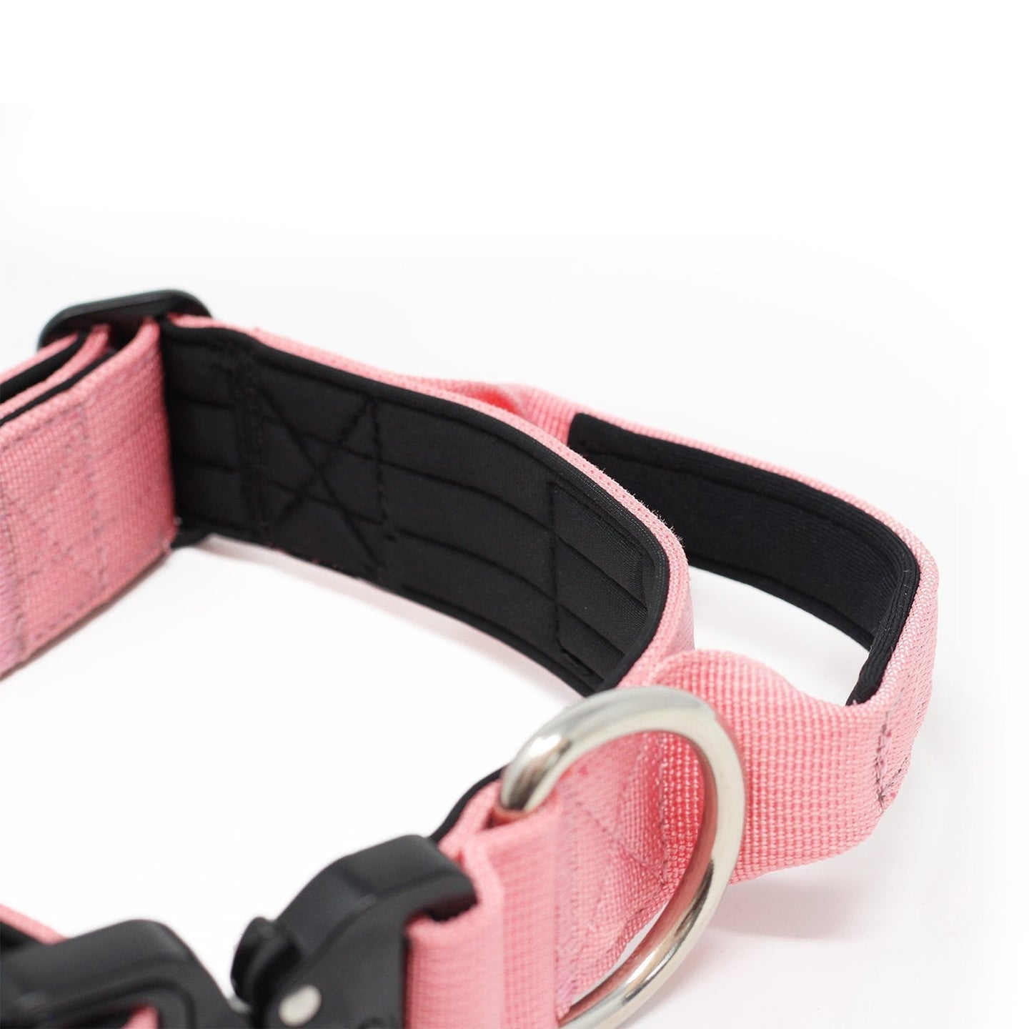 Bully Billows 1.5" (4CM) Combat Collar with handle - Pink (Padded) - Bulletproof Pet Products Inc
