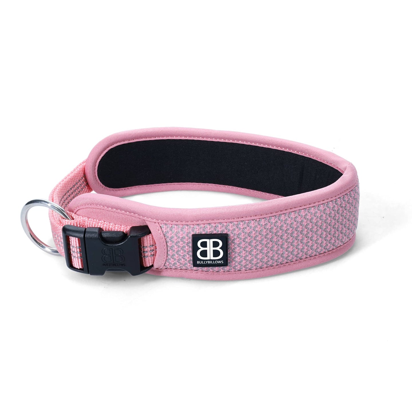 Bully Billows - Active Slip N' Clip Collar - Pink - Bulletproof Pet Products Inc