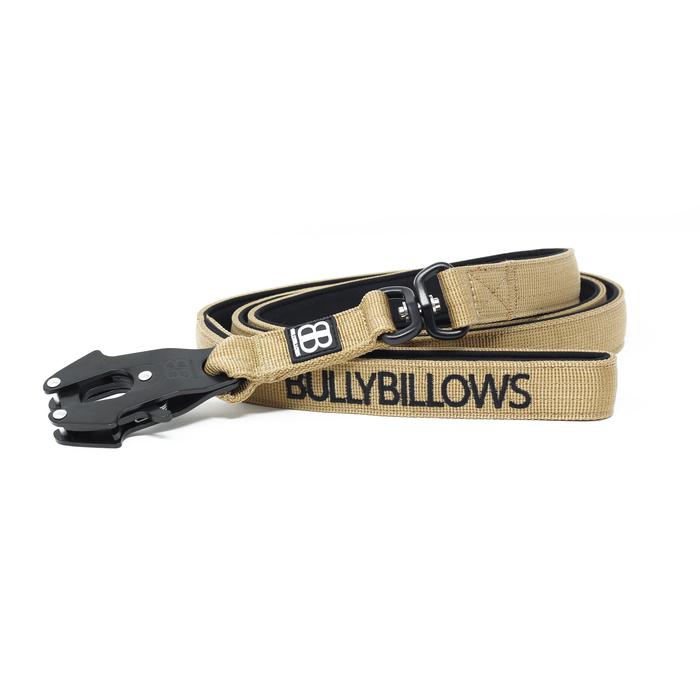 Bully Billows - Swivel Combat Dog Lead -Military Tan - Bulletproof Pet Products Inc