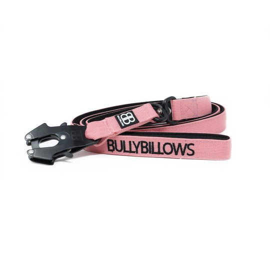 Bully Billows - Swivel Combat Dog Lead - Pink - Bulletproof Pet Products Inc