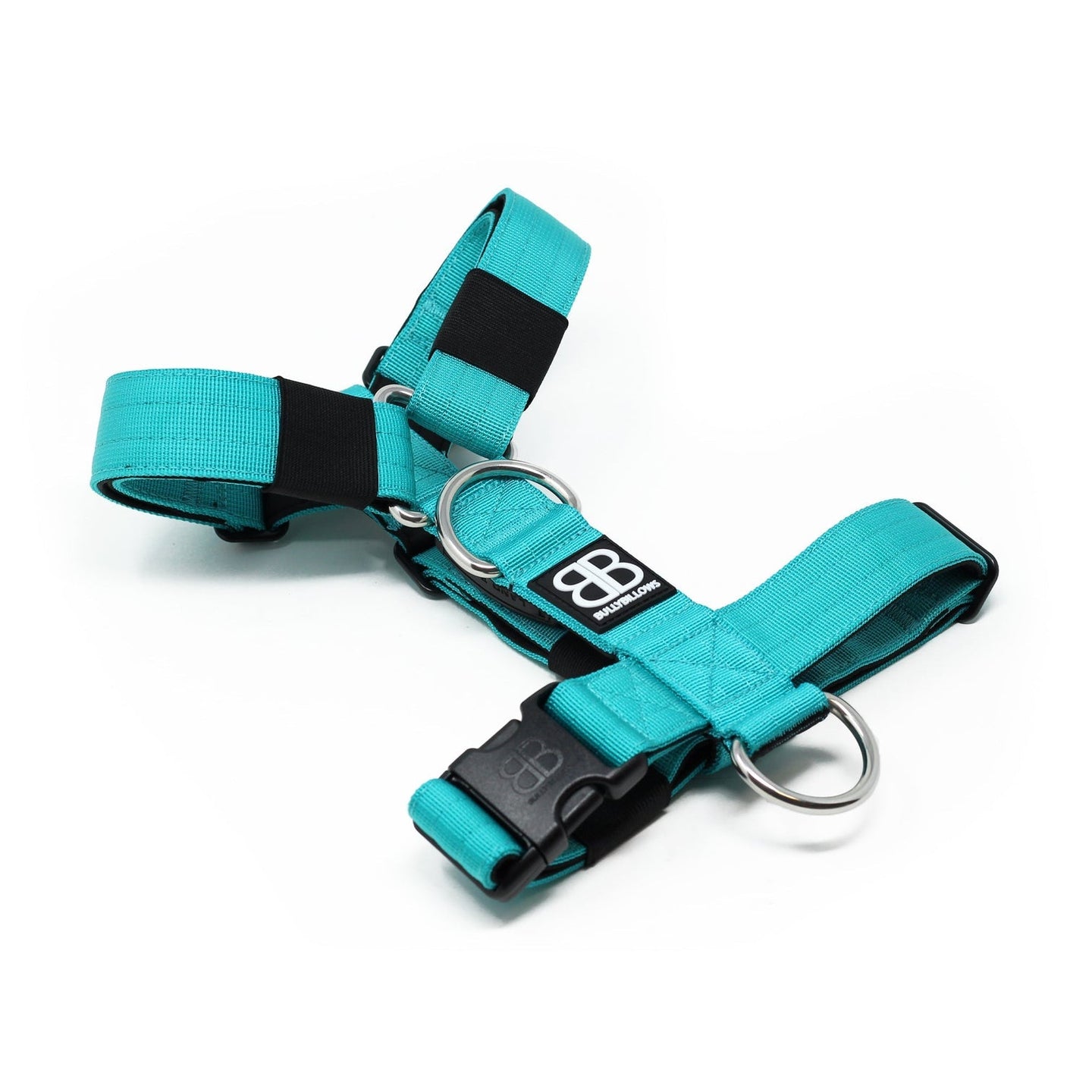 Bully Billows - TRI-Harness® v2.0 (Anti-Pull) - Turquoise - Bulletproof Pet Products Inc