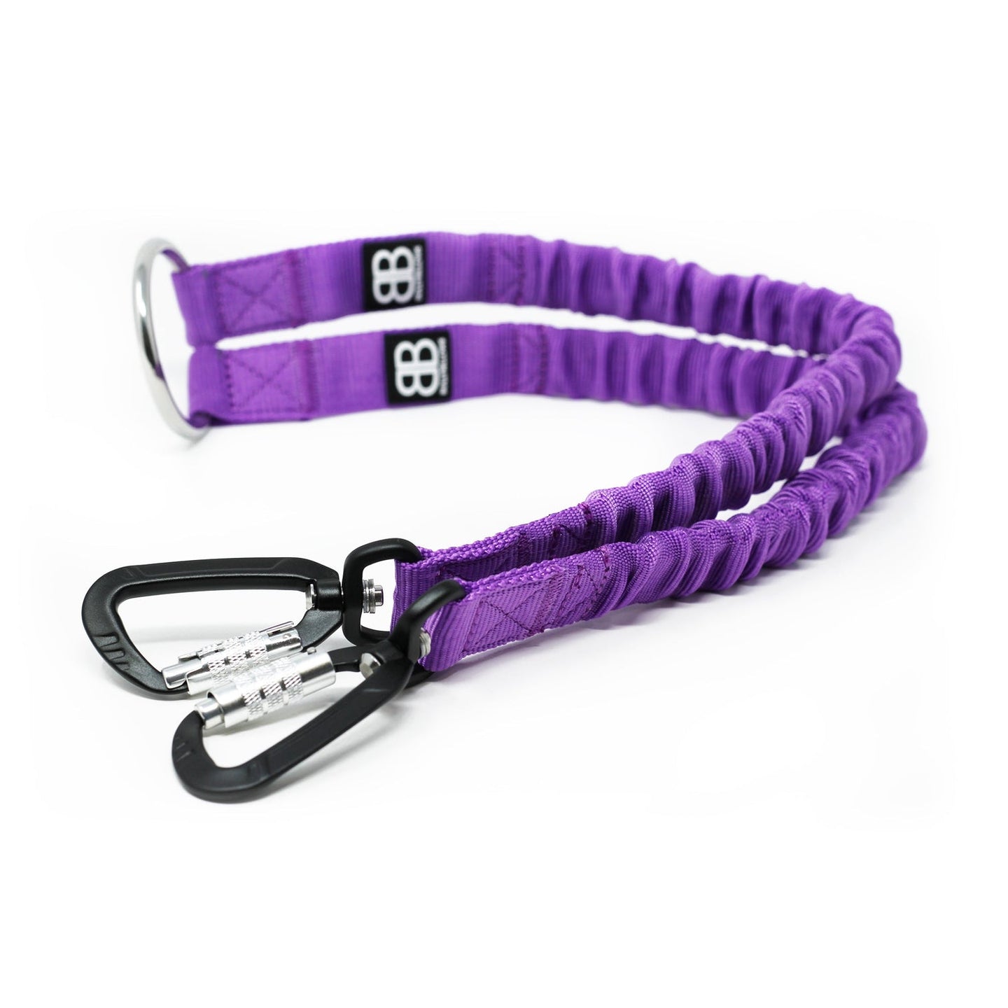 Bully Billows - Zero Shock Bungee Dog Lead - Purple - Bulletproof Pet Products Inc