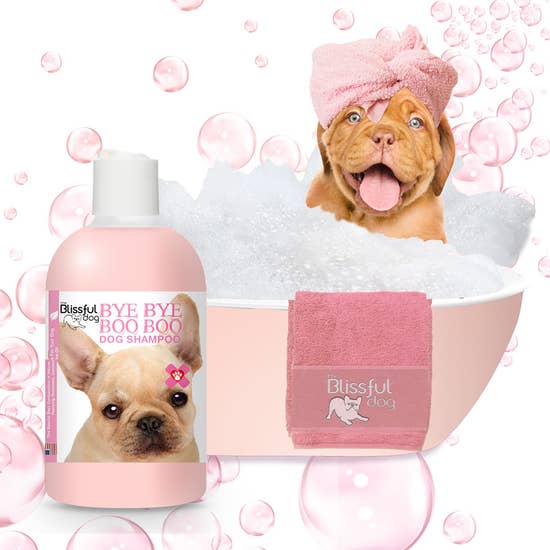 Bye Bye Boo Boo Dog Shampoo for Itchy Skin - By The Blissful Dog - 4 oz - Bulletproof Pet Products Inc