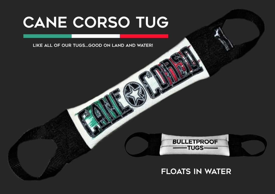 CANE CORSO FIRE HOSE TRAINING TUG - Bulletproof Pet Products Inc