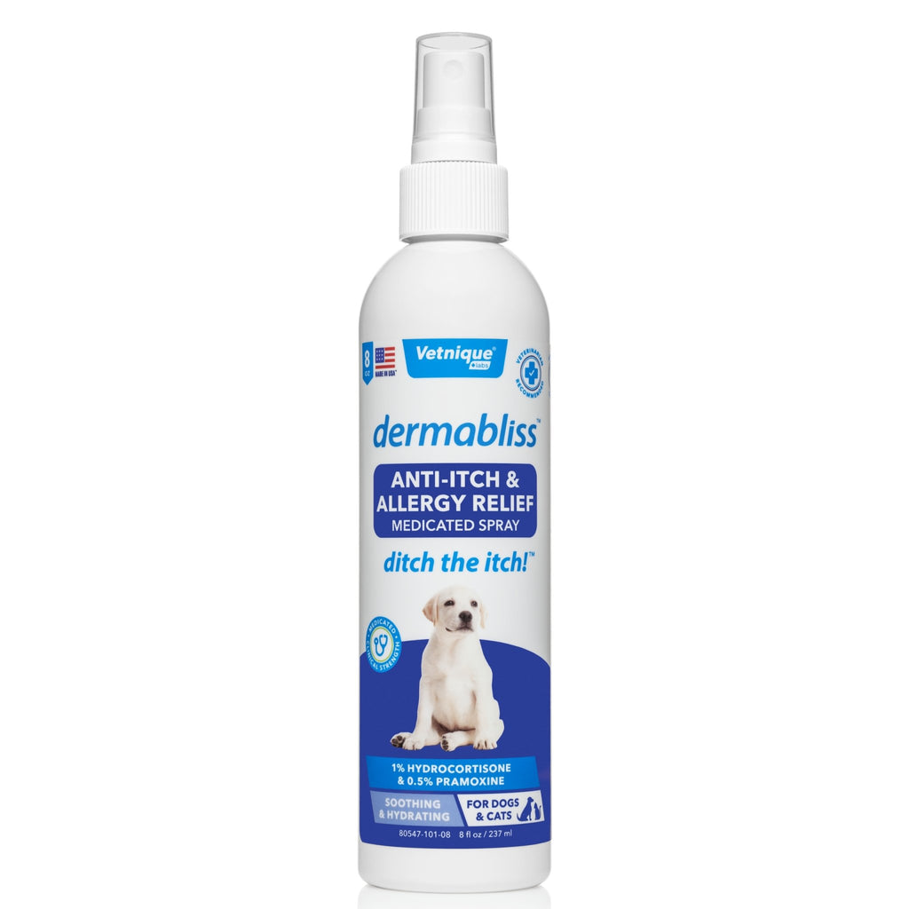 Dermabliss™ Anti-Itch & Allergy Relief Spray - Bulletproof Pet Products Inc