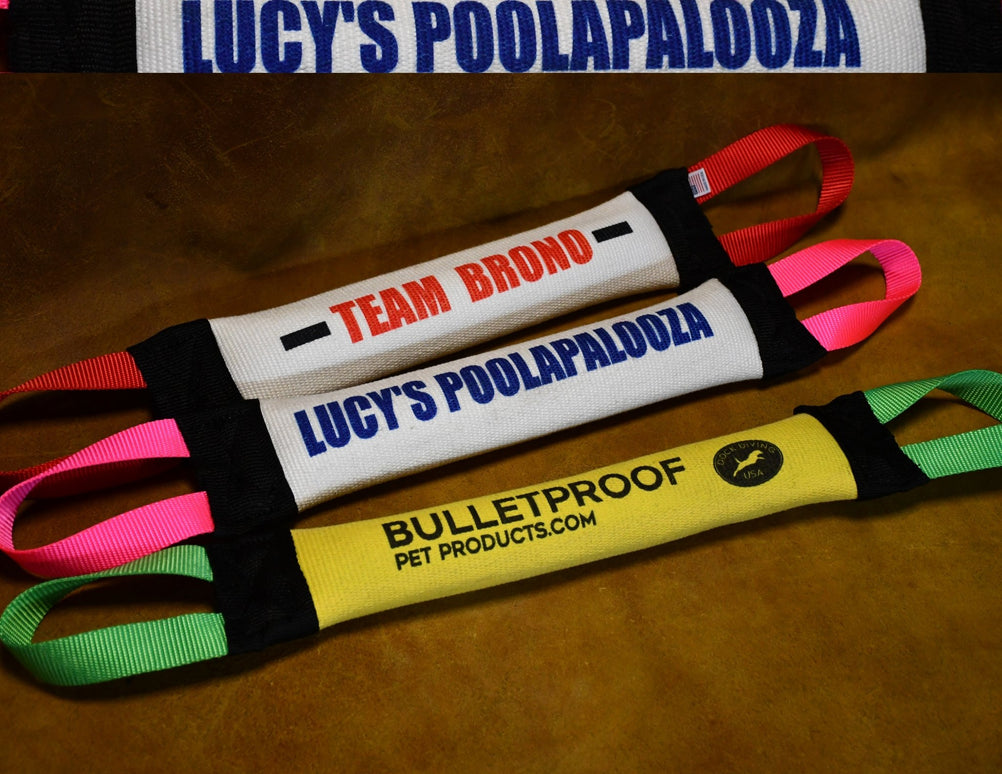 Dock Diving Bumper Tug Competition Series Weighted Customizable