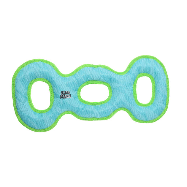 DuraForce 3 Way Tug - Blue and Green - Bulletproof Pet Products Inc