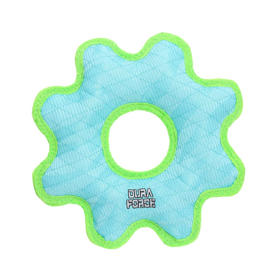 DuraForce Med Gear Ring Tiger - Blue and Green - Bulletproof Pet Products Inc