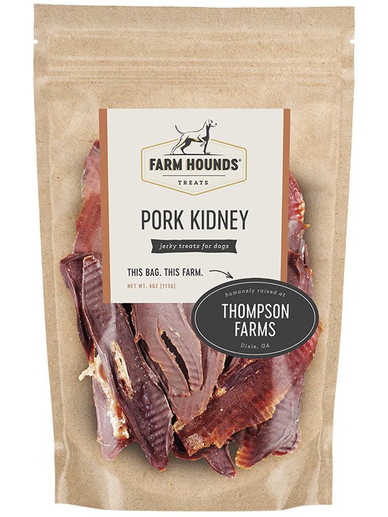 FARM HOUNDS - PORK KIDNEY - MADE IN THE USA - Bulletproof Pet Products Inc