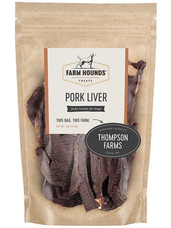 FARM HOUNDS - PORK LIVER - MADE IN THE USA - Bulletproof Pet Products Inc