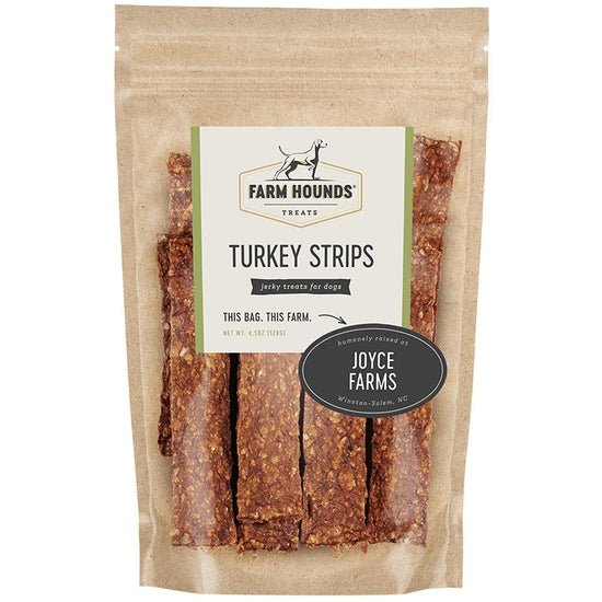 FARM HOUNDS - TURKEY STRIPS - MADE IN THE USA - Bulletproof Pet Products Inc