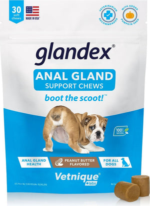 GLANDEX®SOFT CHEWS FOR DOGS - 30 CHEWS - Bulletproof Pet Products Inc
