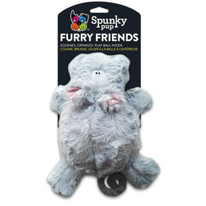 Hippo With Ball Squeaker -Spunky Pup - Bulletproof Pet Products Inc