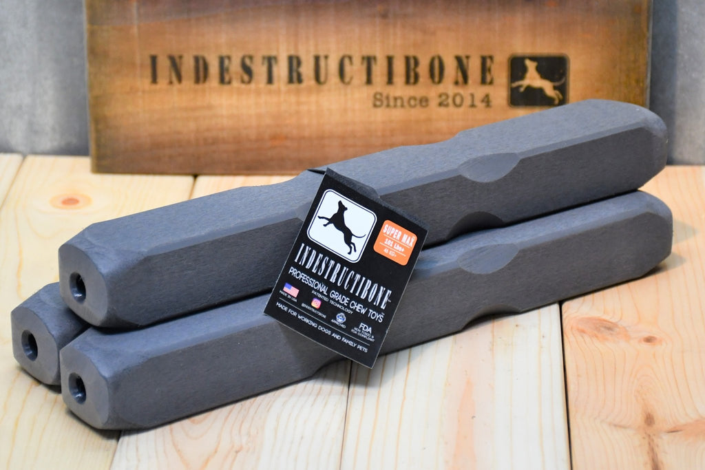 Indestructibone Professional Grade Super Max 3 PACK- Dogs 101 lbs. + - Bulletproof Pet Products Inc