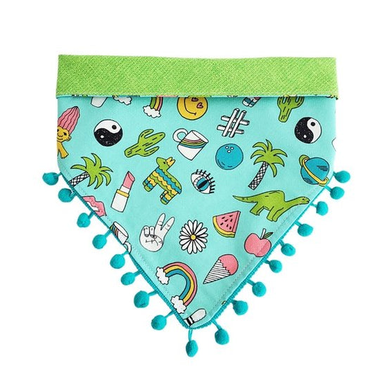 Nostalgia - Reversible Dog Collar Bandana - Bulletproof Pet Products Inc