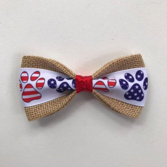 Patriotic Dog Bow Tie - Bulletproof Pet Products Inc