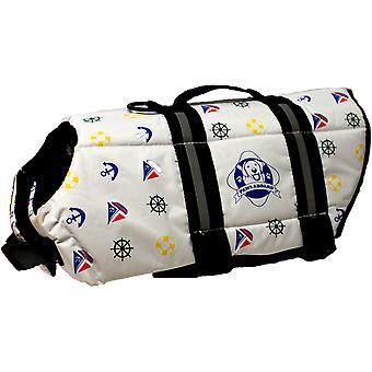Paws Aboard - Nautical Pet Life Vest - Bulletproof Pet Products Inc