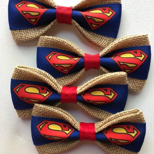 Superman Dog Bow Tie - Bulletproof Pet Products Inc