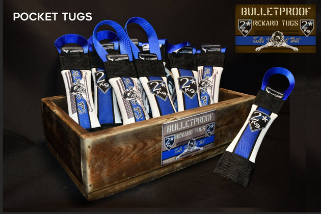 THIN BLUE LINE *2 FIRE HOSE POCKET TUG - Bulletproof Pet Products Inc