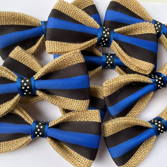 Thin Blue Line Dog Bowtie - Bulletproof Pet Products Inc